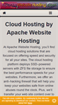 Mobile Screenshot of apachewebsitehosting.com